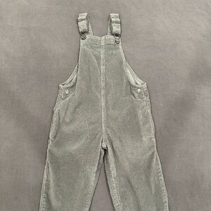 Zara Gray Corduroy Overalls